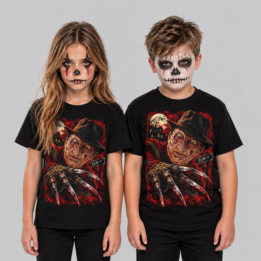 Freddy Krueger Halloween Horror Graphic Black Unisex T-Shirt