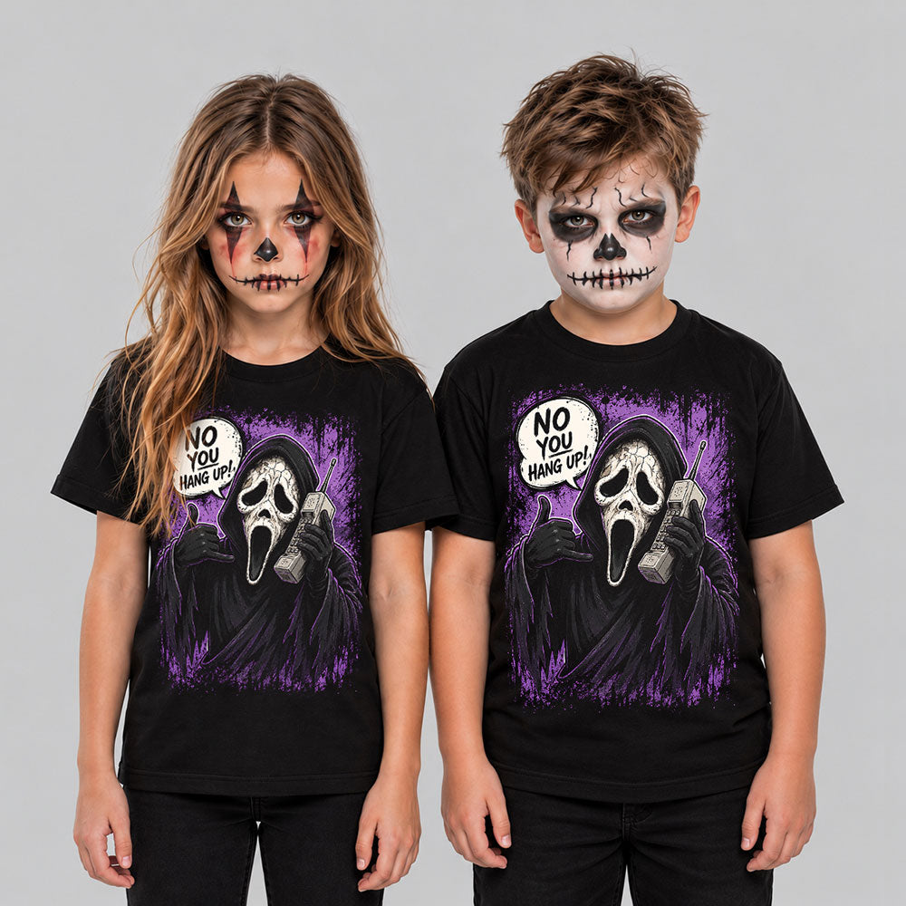 Ghostface Halloween Horror Graphic Black Unisex T-Shirt
