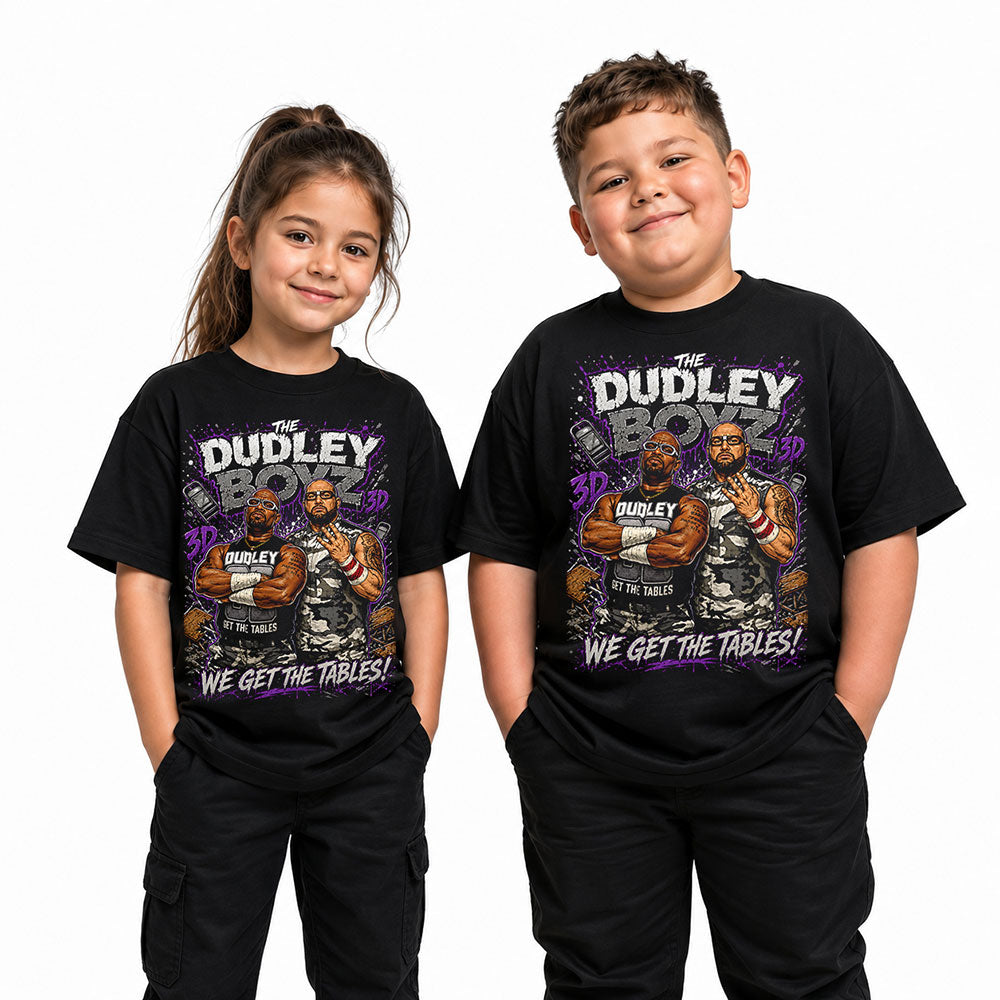 The Dudley Boyz Hall Of Fame WWE Wrestling Black Unisex T-Shirt