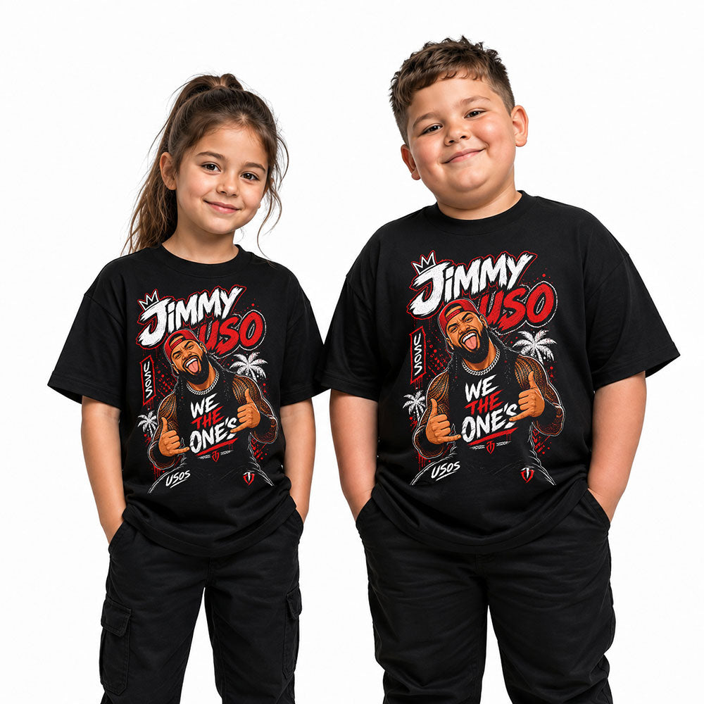 Jimmy Uso UCE WWE Wrestling Black Unisex T-Shirt