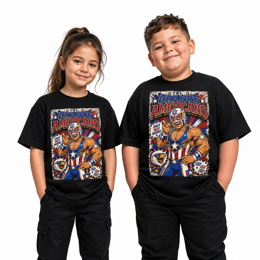 El Grande Americano WWE Wrestling Black Unisex T-Shirt