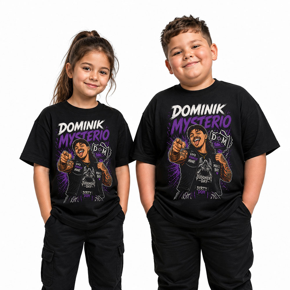 Dominik Mysterio Dirty Dom WWE Wrestling Black Unisex T-Shirt