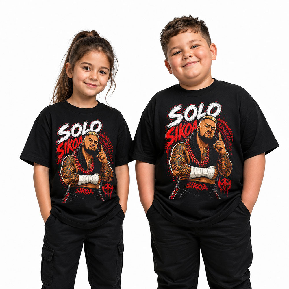 Solo Sikoa WWE Wrestling Black Unisex T-Shirt