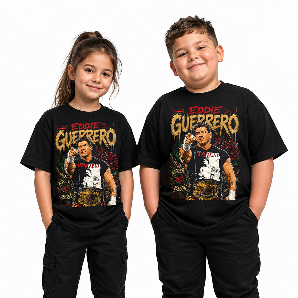 Eddie Guerrero Latino Heat Hall Of Fame WWE Wrestling Black Unisex T-Shirt