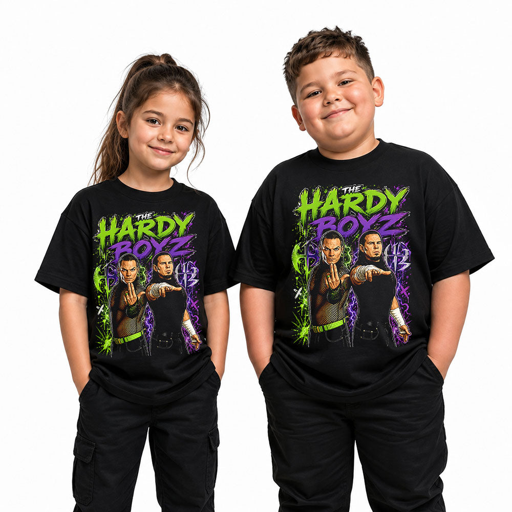 The Hardy Boyz Hall Of Fame WWE Wrestling Black Unisex T-Shirt