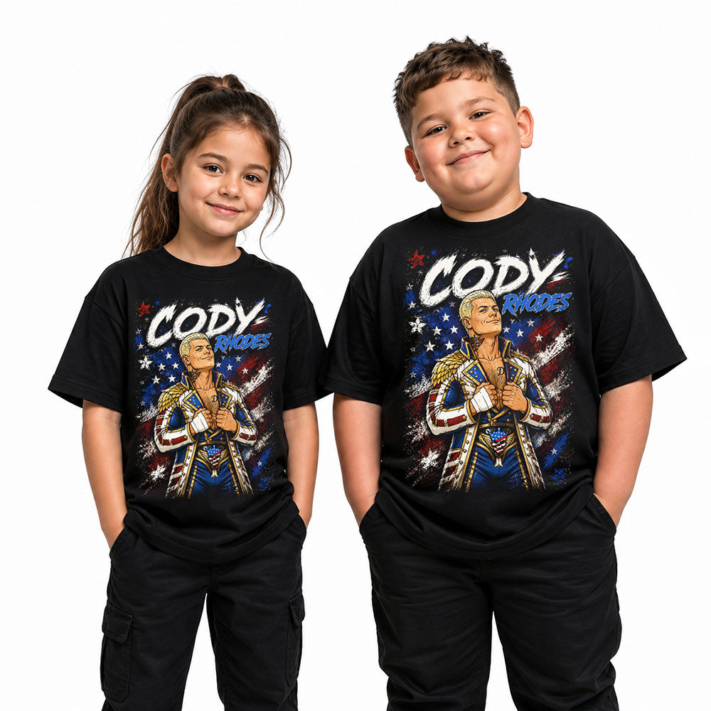 Cody Rhodes The American Nightmare WWE Wrestling Black Unisex T-Shirt