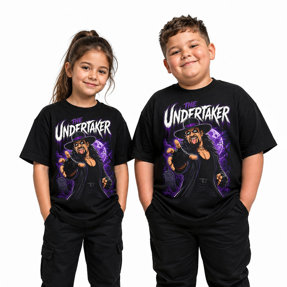 The Undertaker Rest In Peace WWE Wrestling Black Unisex T-Shirt