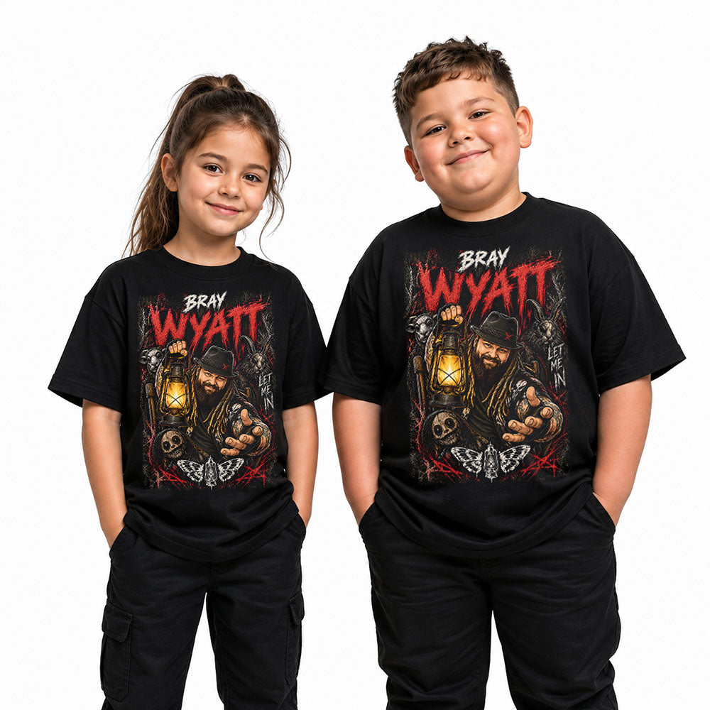 Bray Wyatt Let Me In WWE Wrestling Black Unisex T-Shirt