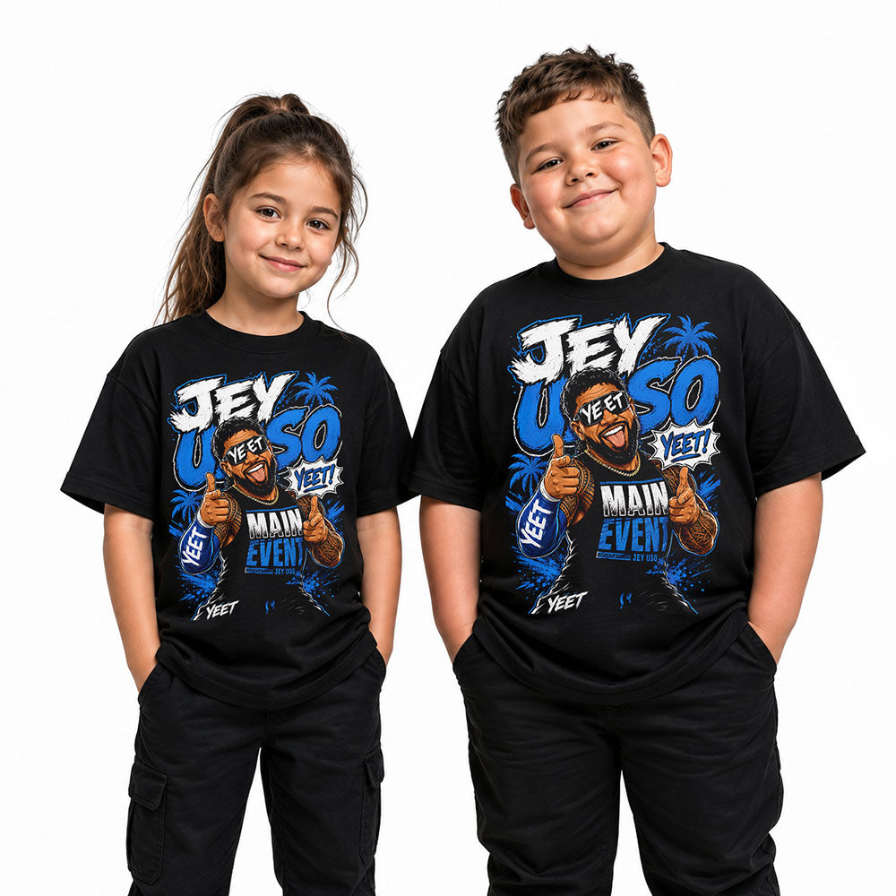 Jey Uso Main Event Jey Uso YEET! WWE Wrestling Black Unisex T-Shirt