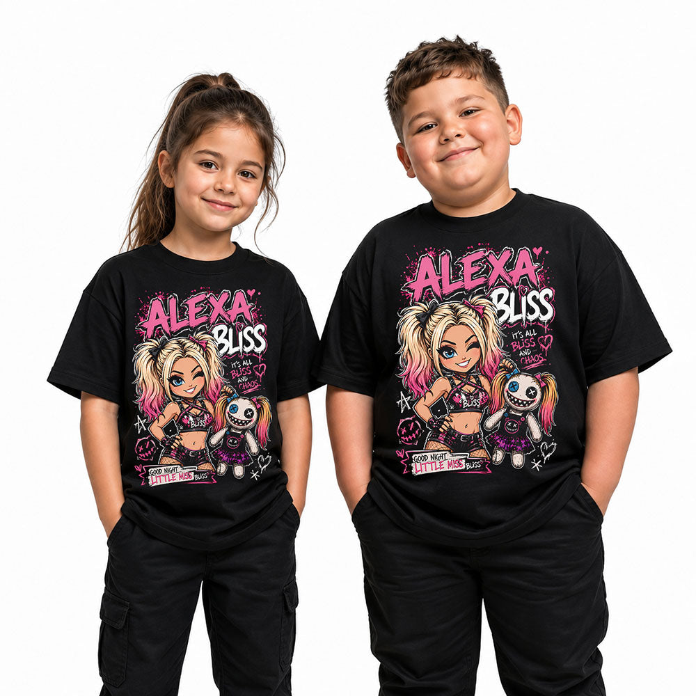 Alexa Bliss Its All Bliss WWE Wrestling Black Unisex T-Shirt