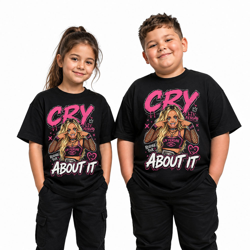 Liv Morgan Cry About It WWE Wrestling Black Unisex T-Shirt
