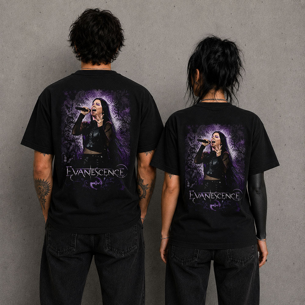 Evanescence Heavy Metal Gothic Band Music Graphic Black Unisex T-Shirt