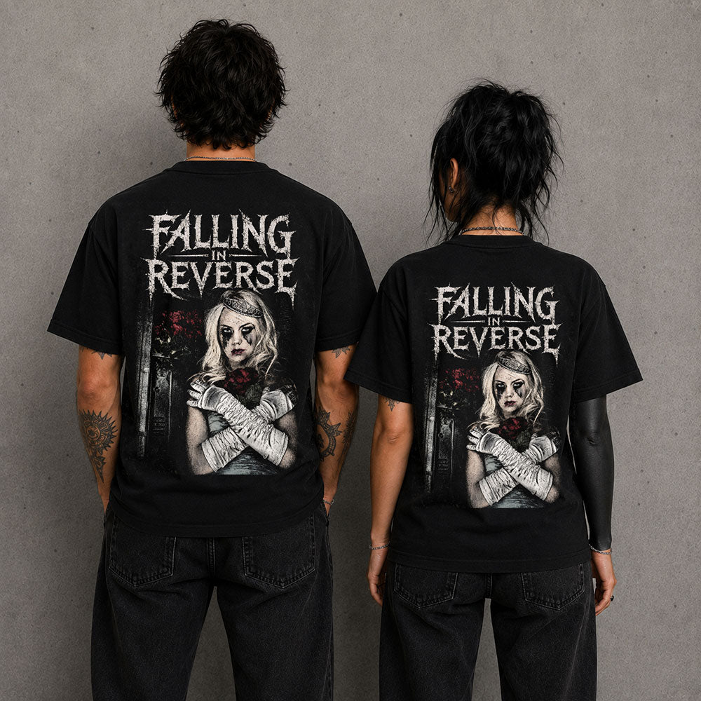 Falling In Reverse Heavy Metal Band Music Graphic Black Unisex T-Shirt