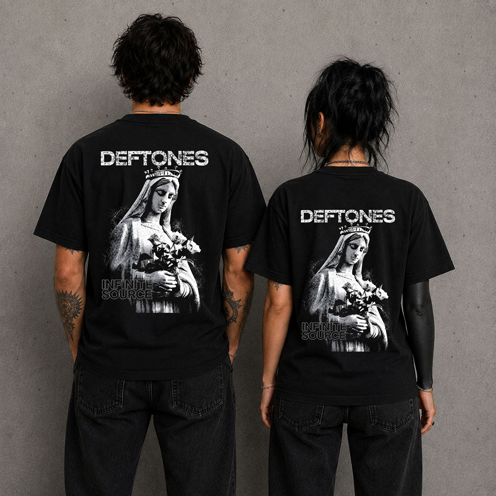Deftones Heavy Metal Band Music Graphic Black Unisex T-Shirt