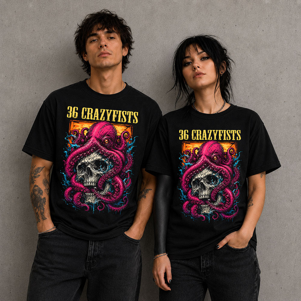36 Crazyfists Heavy Metal Band Music Graphic Black Unisex T-Shirt