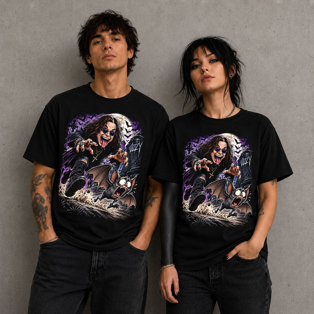 Ozzy Osbourne Heavy Metal Band Music Graphic Black Unisex T-Shirt