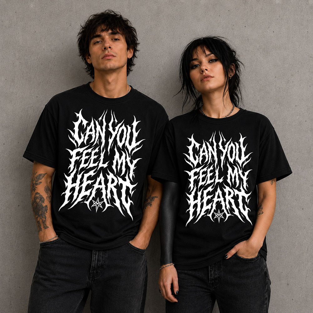Bring Me The Horizon Can You Feel My Heart Heavy Metal Band Music Graphic Black Unisex T-Shirt