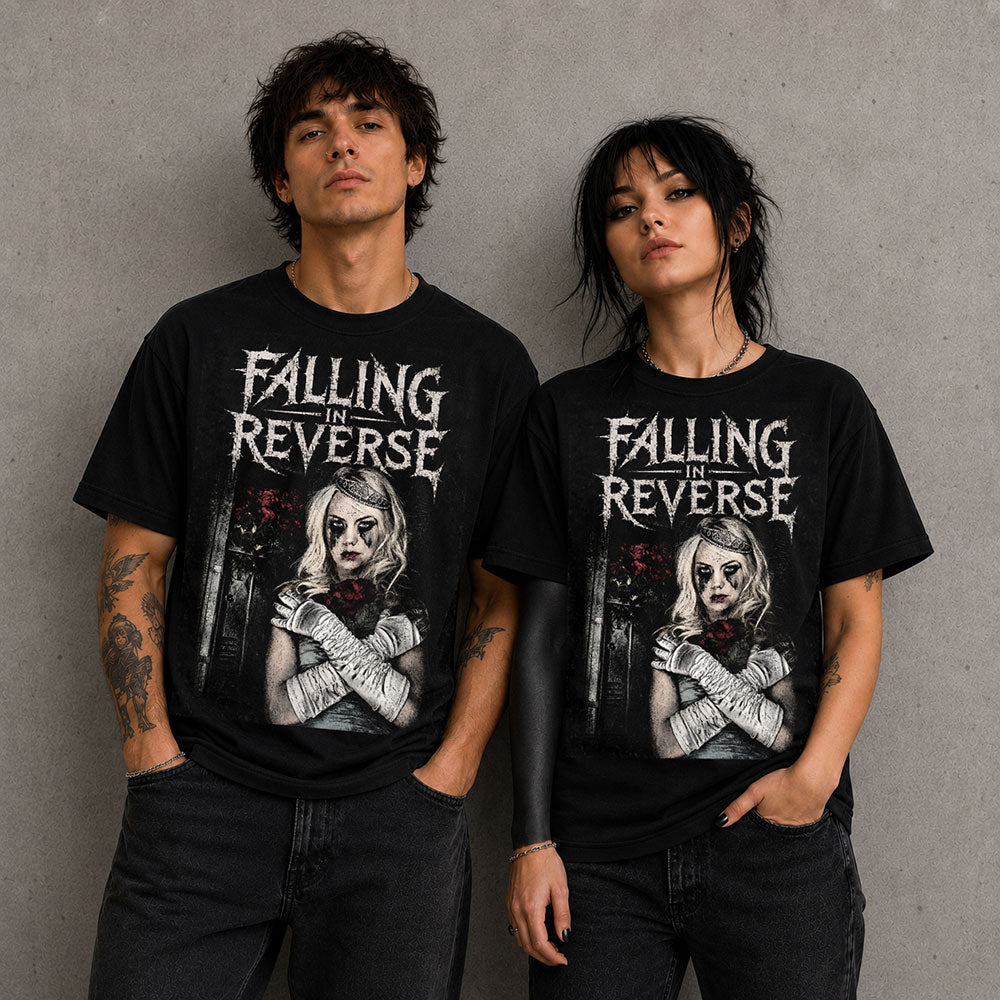 Falling In Reverse Heavy Metal Band Music Graphic Black Unisex T-Shirt
