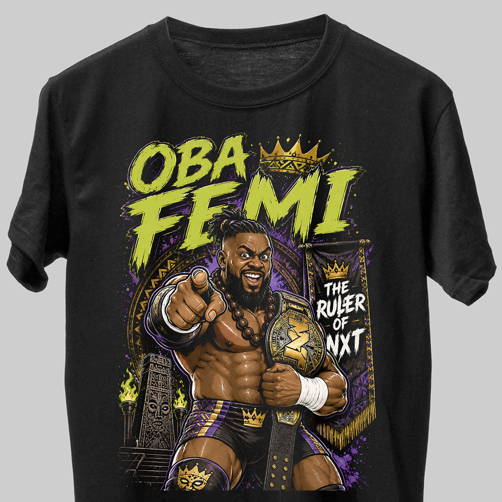 Oba Femi The Ruler WWE Wrestling Black Unisex T-Shirt