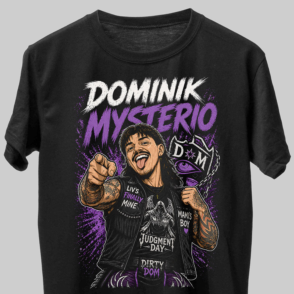 Dominik Mysterio Dirty Dom WWE Wrestling Black Unisex T-Shirt
