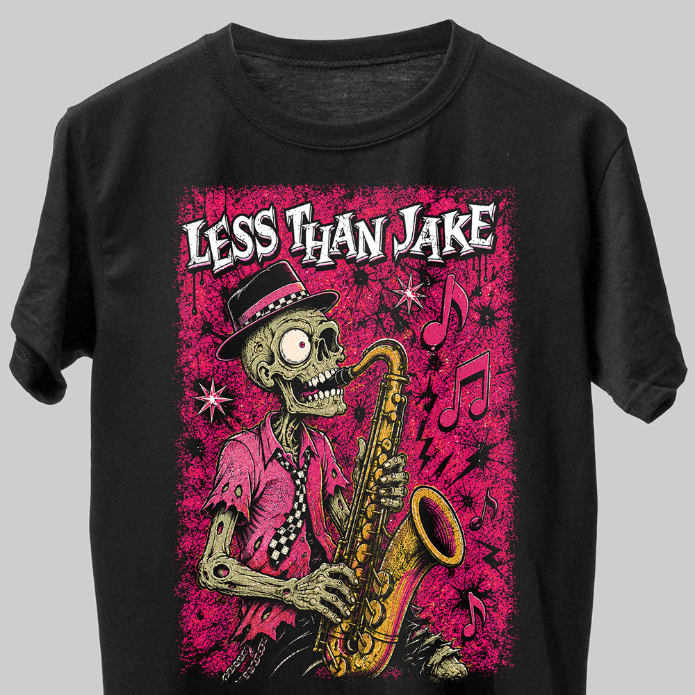 Less Than Jake Punk Ska Metal Band Music Graphic Black Unisex T-Shirt