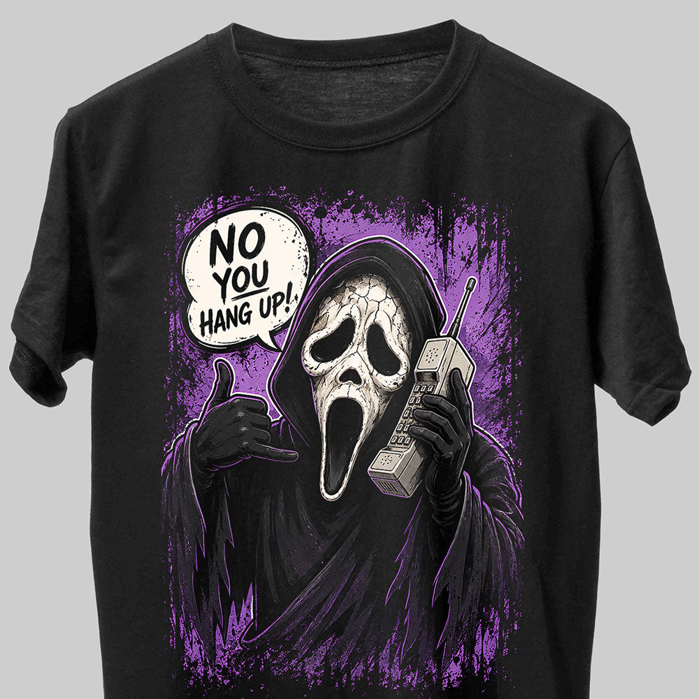 Ghostface Halloween Horror Graphic Black Unisex T-Shirt