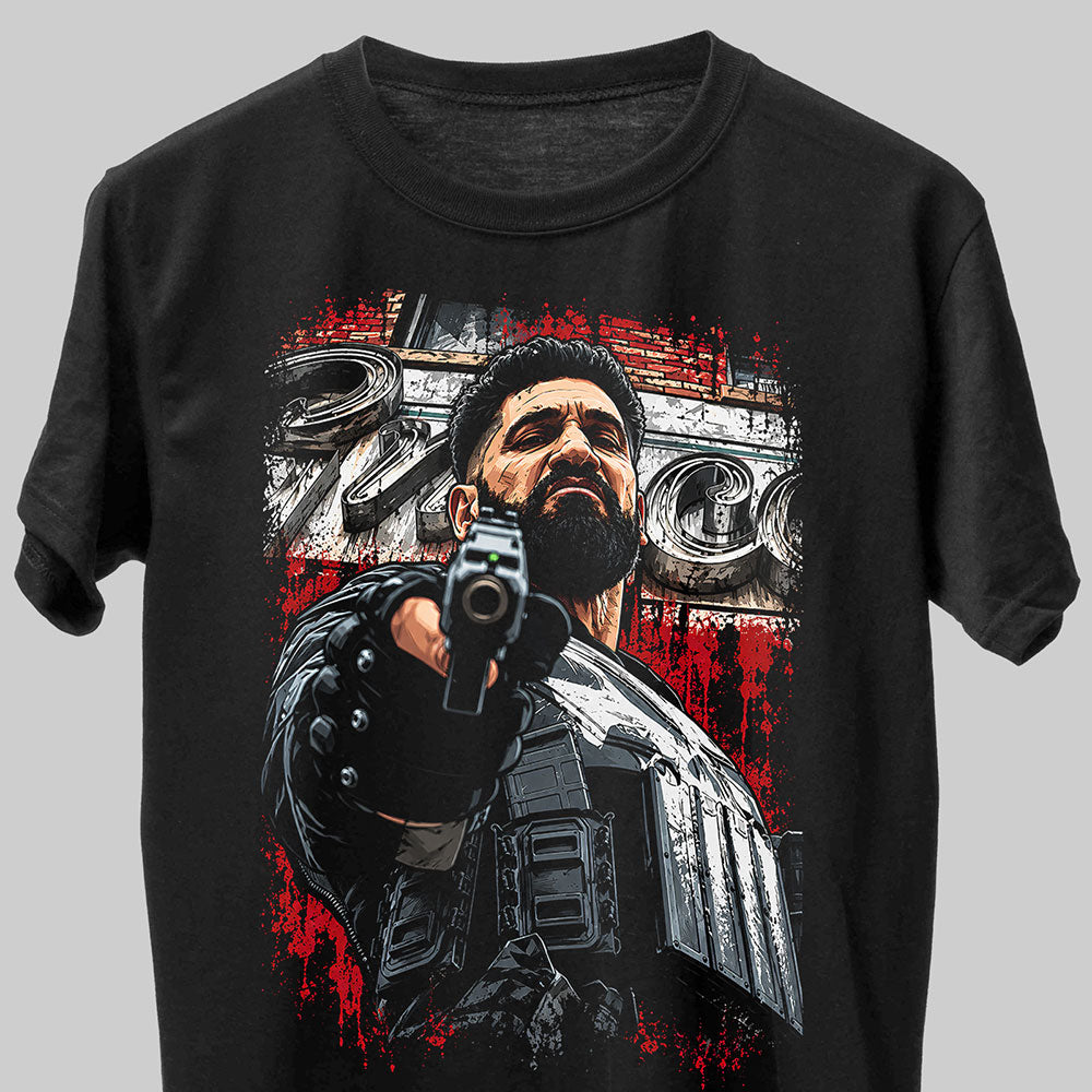 The Punisher Frank Castle Graphic Black Unisex T-Shirt