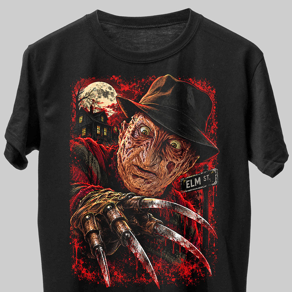 Freddy Krueger Halloween Horror Graphic Black Unisex T-Shirt