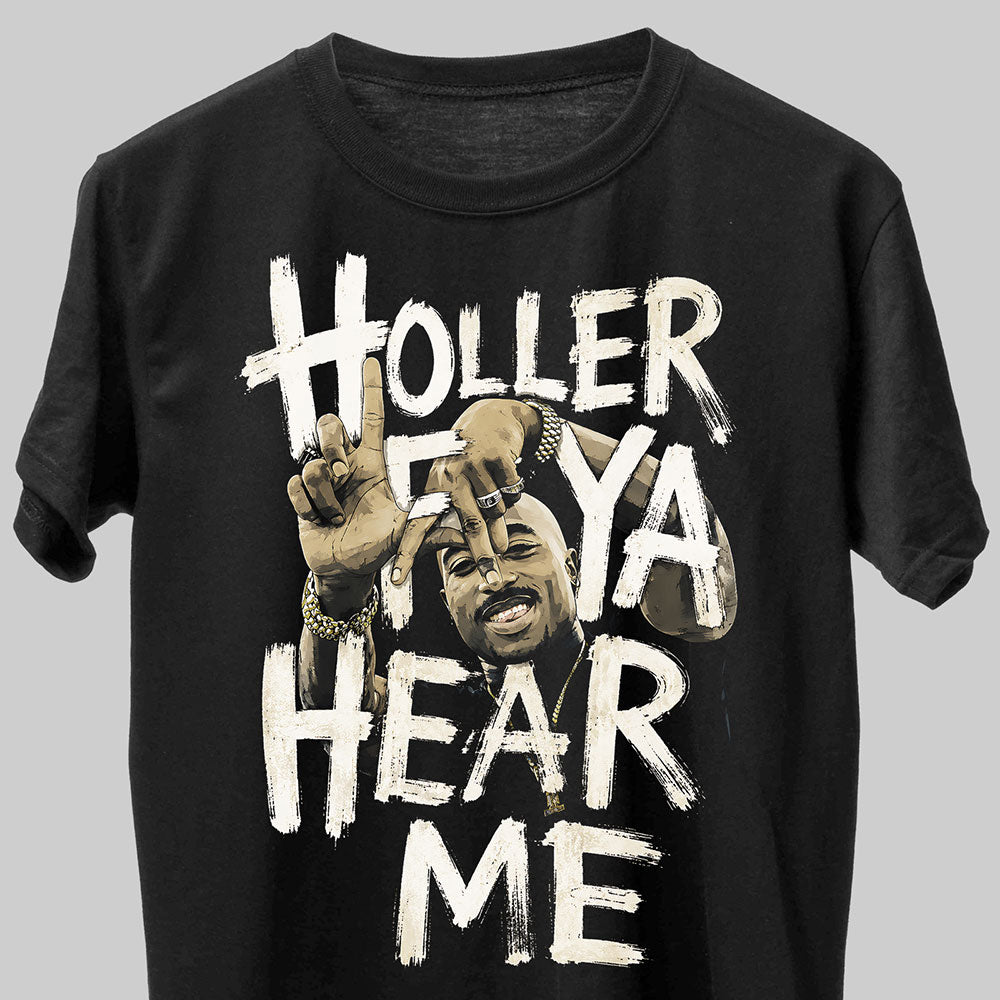 2Pac Hip Hop Rap Music Graphic Black Unisex T-Shirt