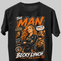 Becky Lynch The Man WWE Wrestling Black Unisex T-Shirt