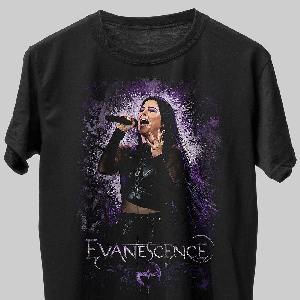 Evanescence Heavy Metal Gothic Band Music Graphic Black Unisex T-Shirt