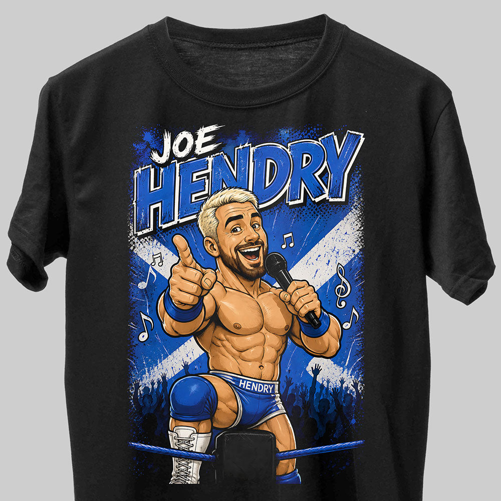 Joe Hendry The Local Hero WWE Wrestling Black Unisex T-Shirt