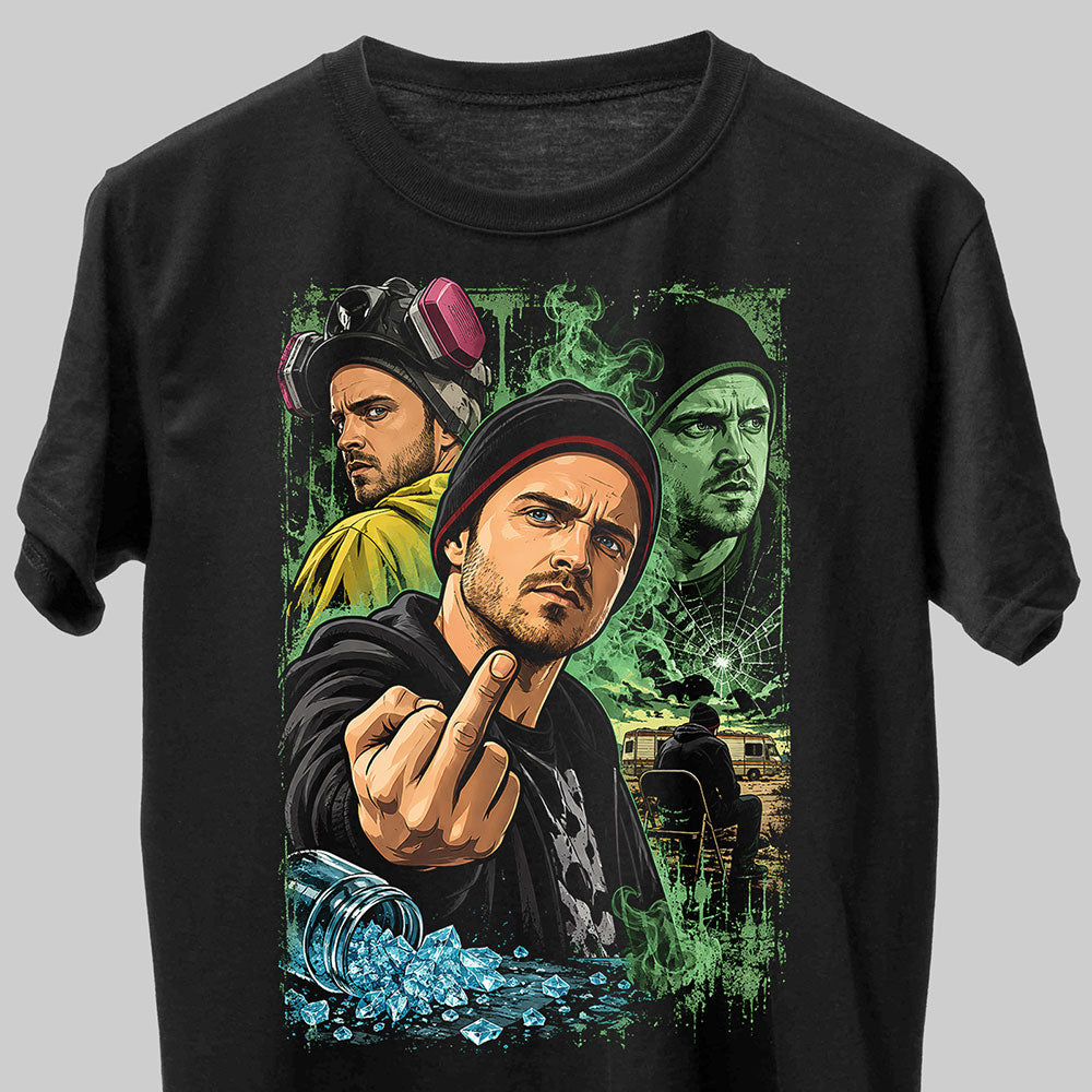 Jessie Pinkman Breaking Bad Graphic Black Unisex T-Shirt