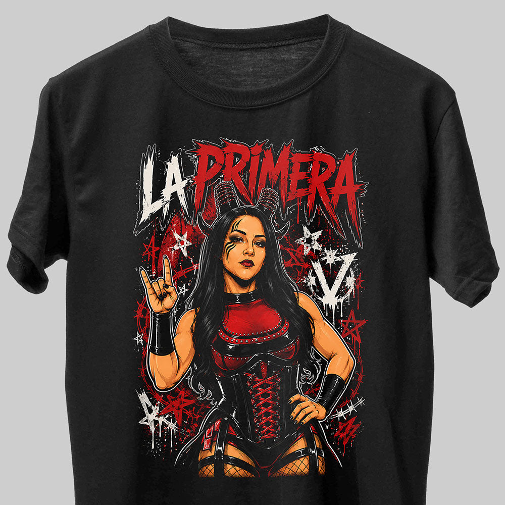 Stephanie Vaquer LA PRIMERA WWE Wrestling Black Unisex T-Shirt