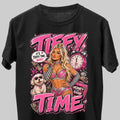 Tiffany Stratton Tiffy Time WWE Wrestling Black Unisex T-Shirt