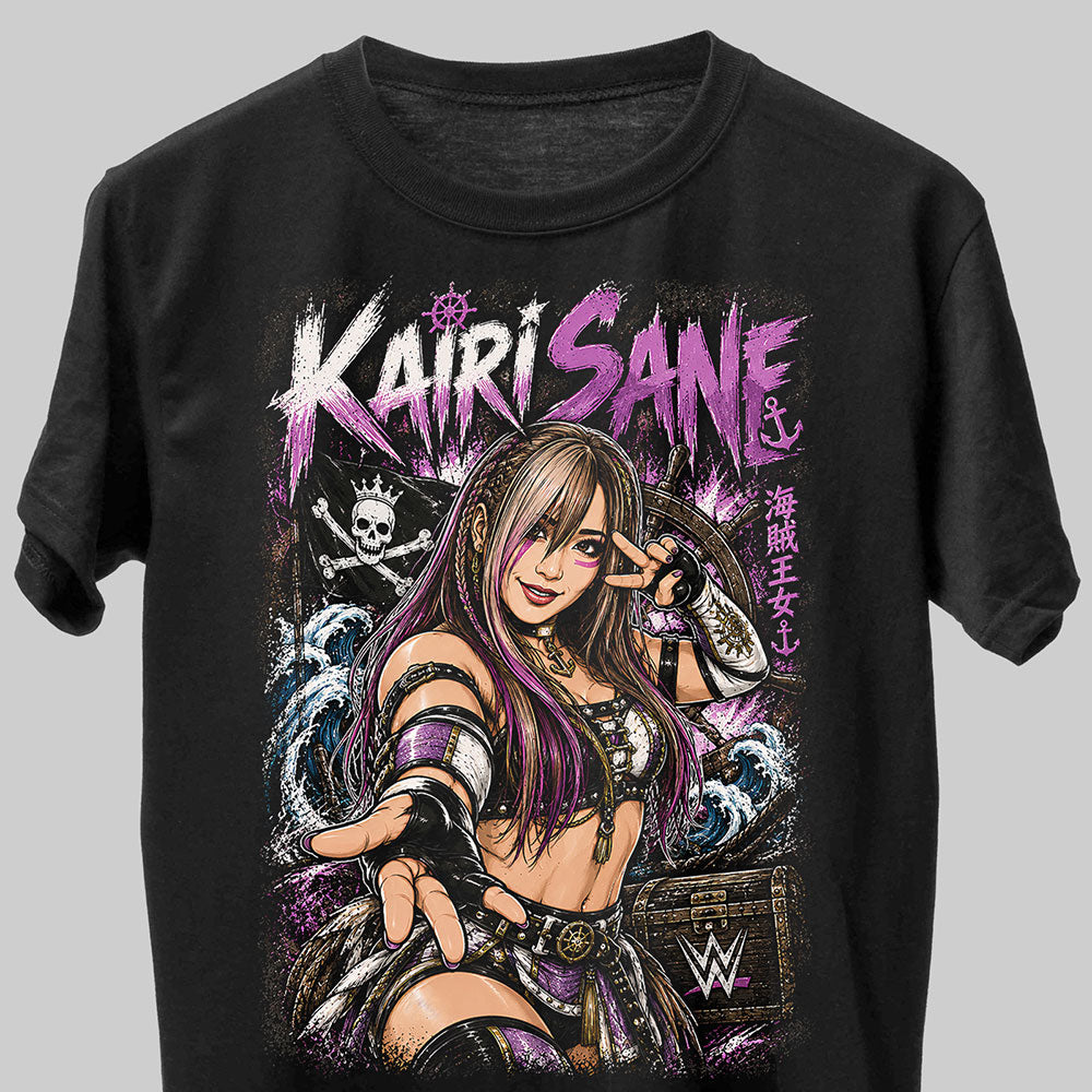 Kairi Sane WWE Wrestling Black Unisex T-Shirt