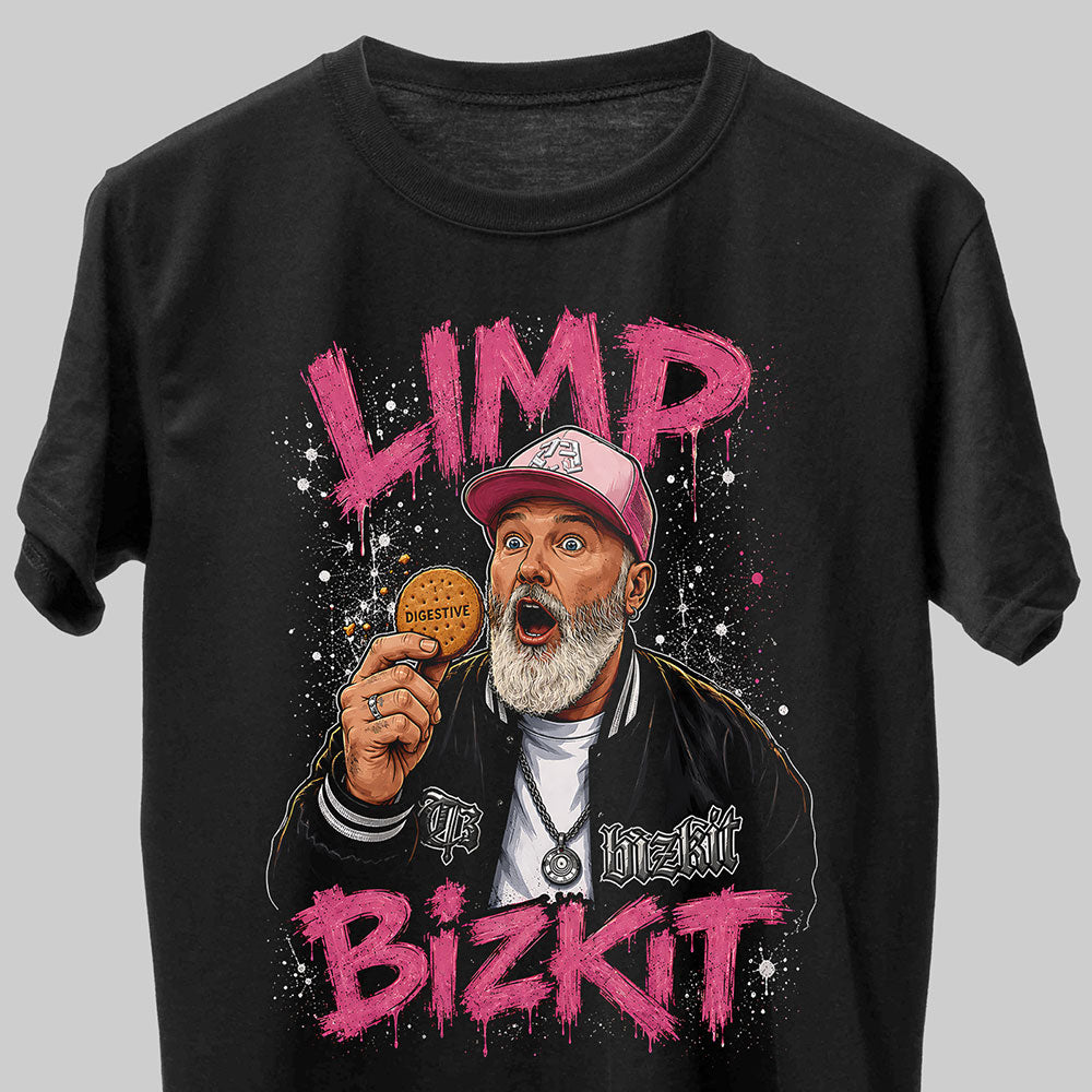 Limp Bizkit Fred Durst Heavy Metal Band Music Graphic Black Unisex T-Shirt