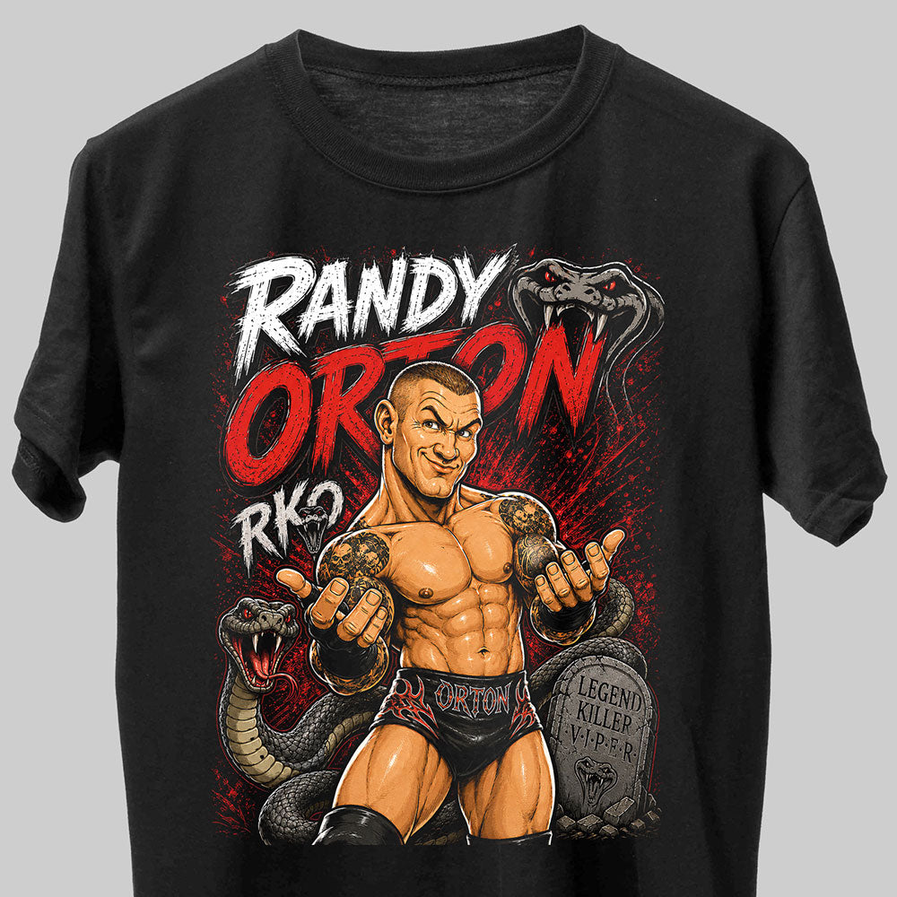 Randy Orton RKO WWE Wrestling Black Unisex T-Shirt