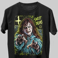 The Exorcist Linda Blair Halloween Horror Graphic Black Unisex T-Shirt