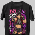 Iyo Sky The Genius of the Sky WWE Wrestling Black Unisex T-Shirt