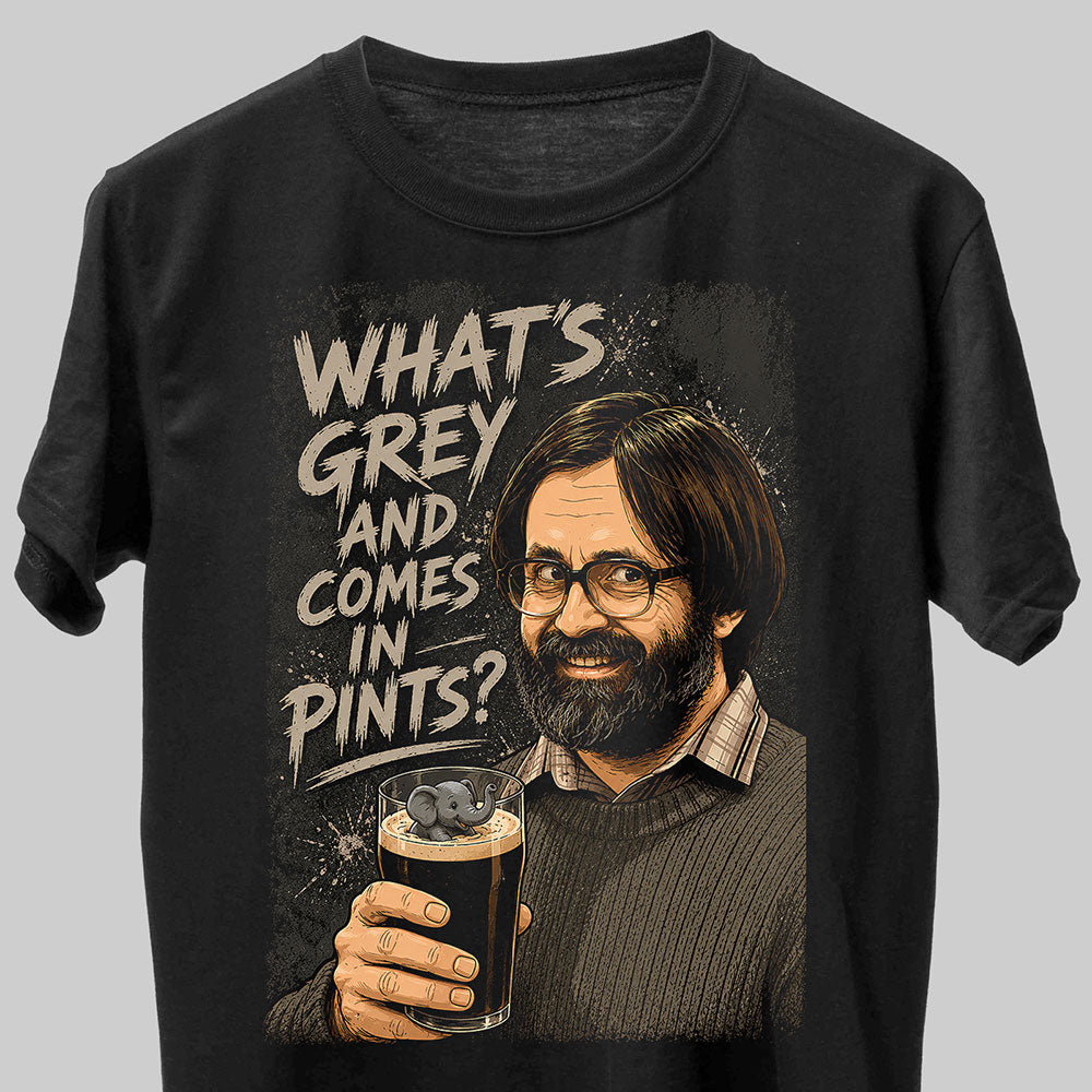 Brian After Life Funny Graphic Black Unisex T-Shirt