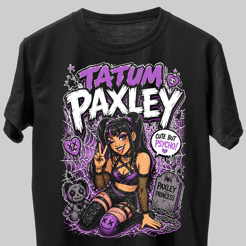 Tatum Paxley WWE Wrestling Black Unisex T-Shirt