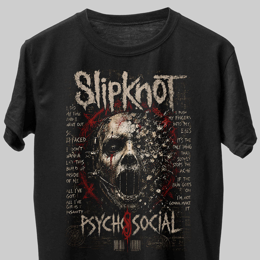Slipknot Heavy Metal Band Music Graphic Black Unisex T-Shirt