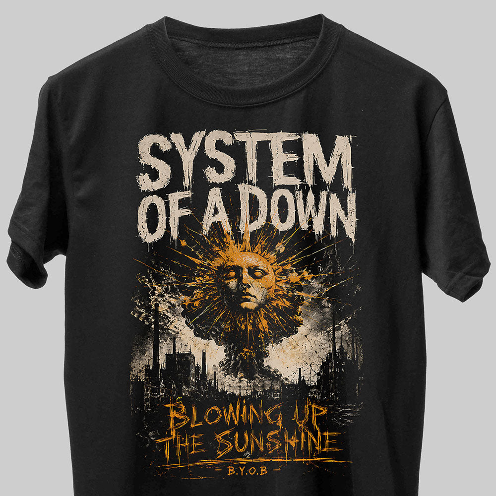 System of a Down Heavy Metal Band Music Graphic Black Unisex T-Shirt