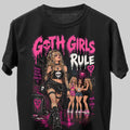Goth Girls Rule! Graphic Black Unisex T-Shirt