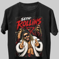 Seth Rollins Burn It Down! WWE Wrestling Black Unisex T-Shirt