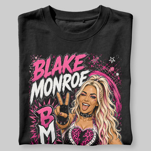 Blake Monroe WWE Wrestling Black Unisex T-Shirt