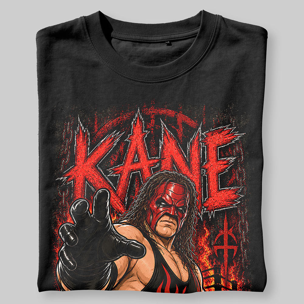 Kane The Big Red Machine WWE Wrestling Black Unisex T-Shirt