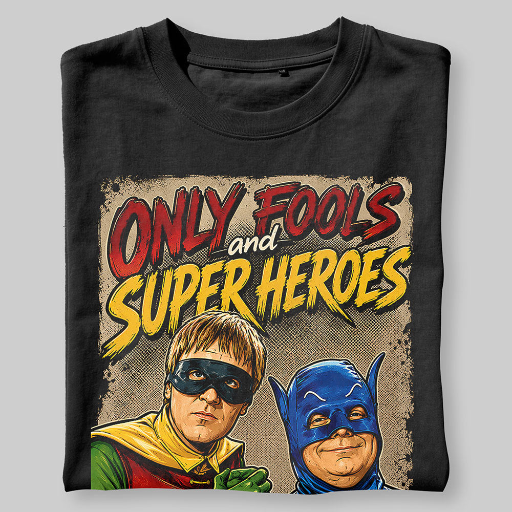 Only Fools and Horses Batman and Robin Funny Graphic Black Unisex T-Shirt