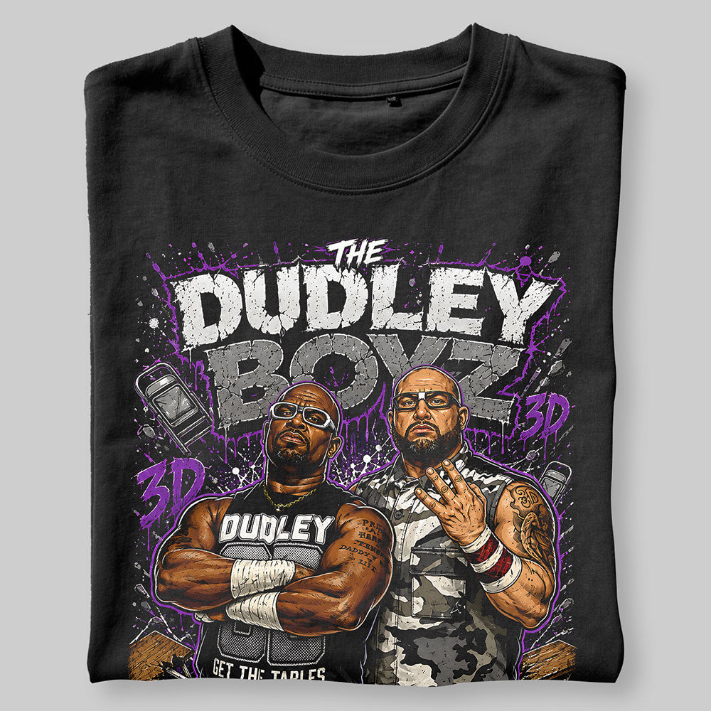 The Dudley Boyz Hall Of Fame WWE Wrestling Black Unisex T-Shirt